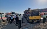 تصاویر دردناک از حادثه اتوبوس دانشجویان+ اسامی جان‌باختگان