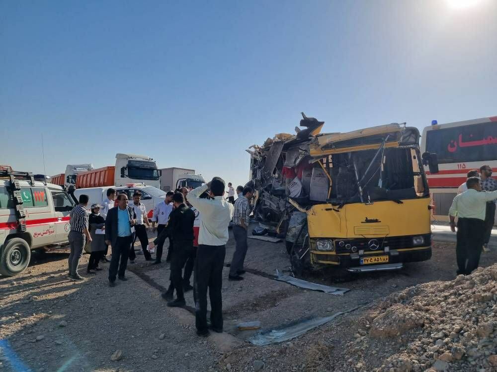 تصاویر دردناک از حادثه اتوبوس دانشجویان+ اسامی جان‌باختگان