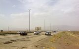 اصابت پرتابه به آزادراه تهران_قم؛ انسداد بخشی از مسیر