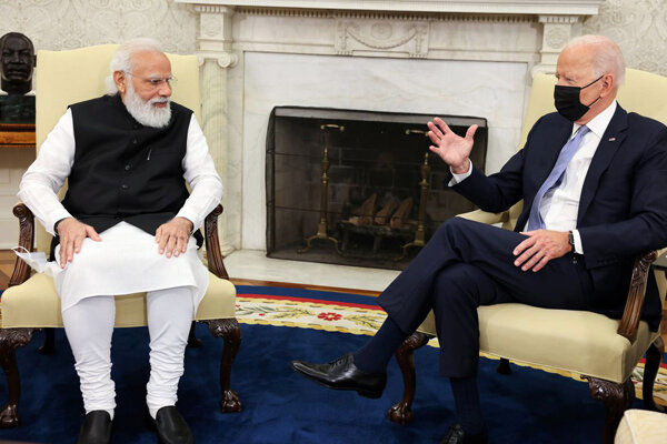 نشست مجازی بایدن و نخست وزیر هند درباره اوکراین