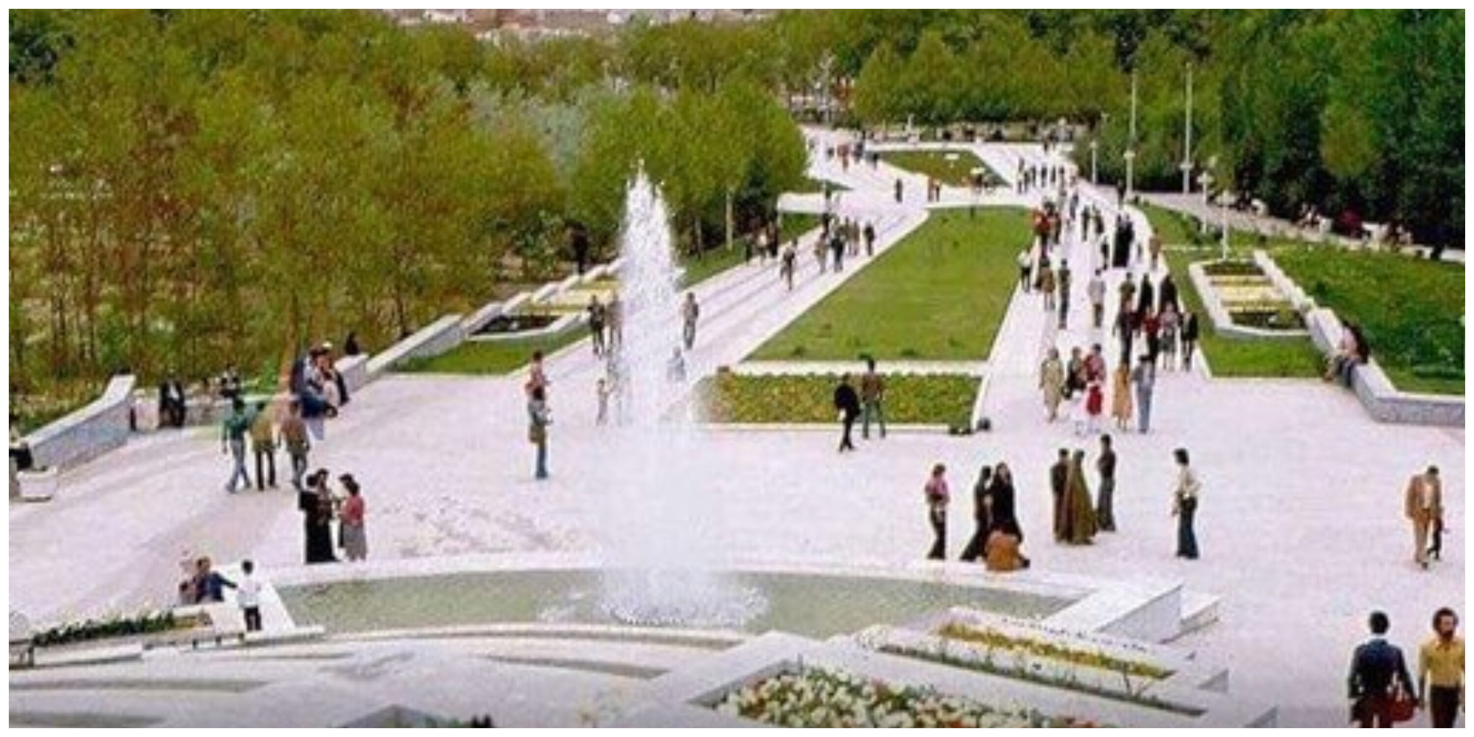 نصب این بنر در پارک پردیسان جنجالی شد + عکس