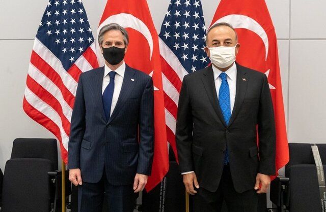 گفت‌و‌گوی وزیران خارجه ترکیه و آمریکا درباره اوکراین