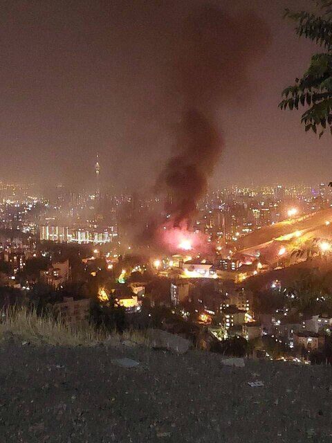 توضیحات آتش‌نشانی درباره آتش سوزی در زندان اوین