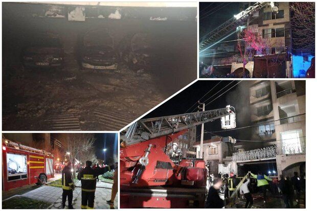 جزئیات آتش‌سوزی امشب ساختمان مسکونی در کرمانشاه+‌ آمار فوتی‌ها و مجروحین