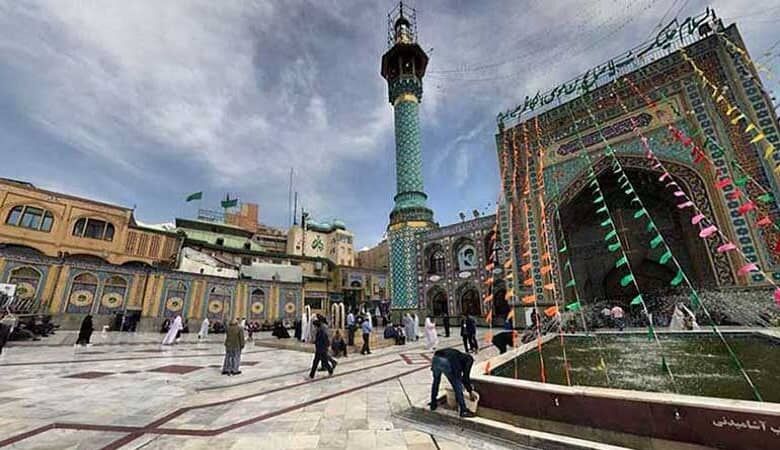 عکسی دیدنی از امامزاده صالح در دوره قاجار