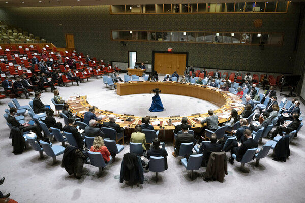 رأی گیری قطعنامه محکومیت حمله روسیه به اوکراین در شورای امنیت