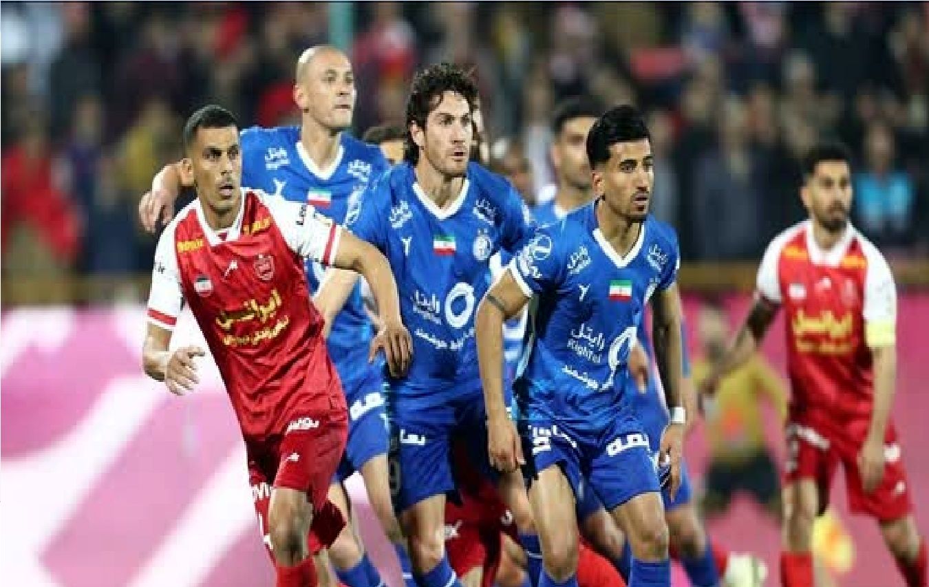 دقایق حساس نیمه اول دیدار استقلال - پرسپولیس