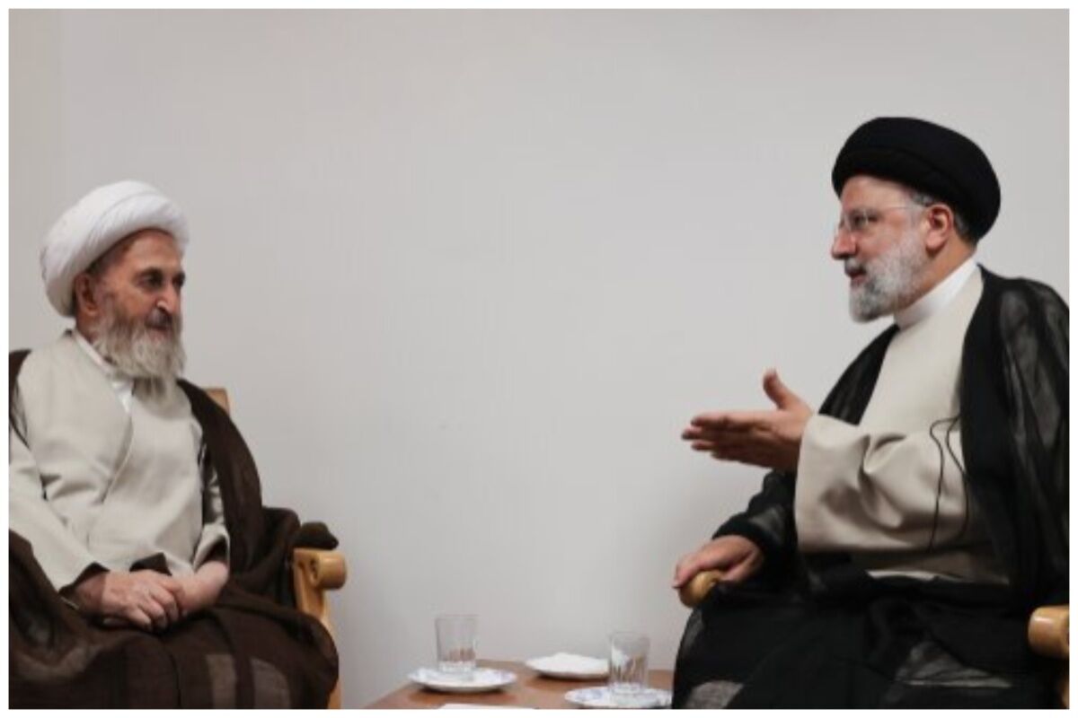 دیدار رئیسی با آیت‌الله سبحانی