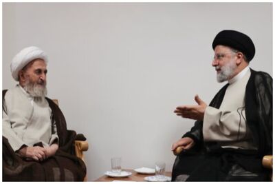 دیدار رئیسی با آیت‌الله سبحانی