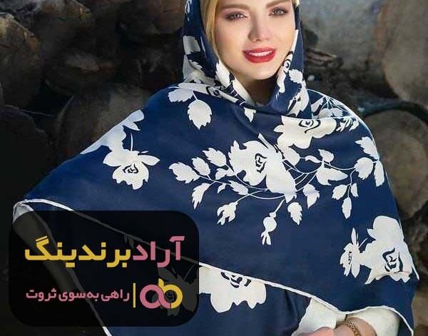 روسری نخی قواره بلند بزرگ یزد