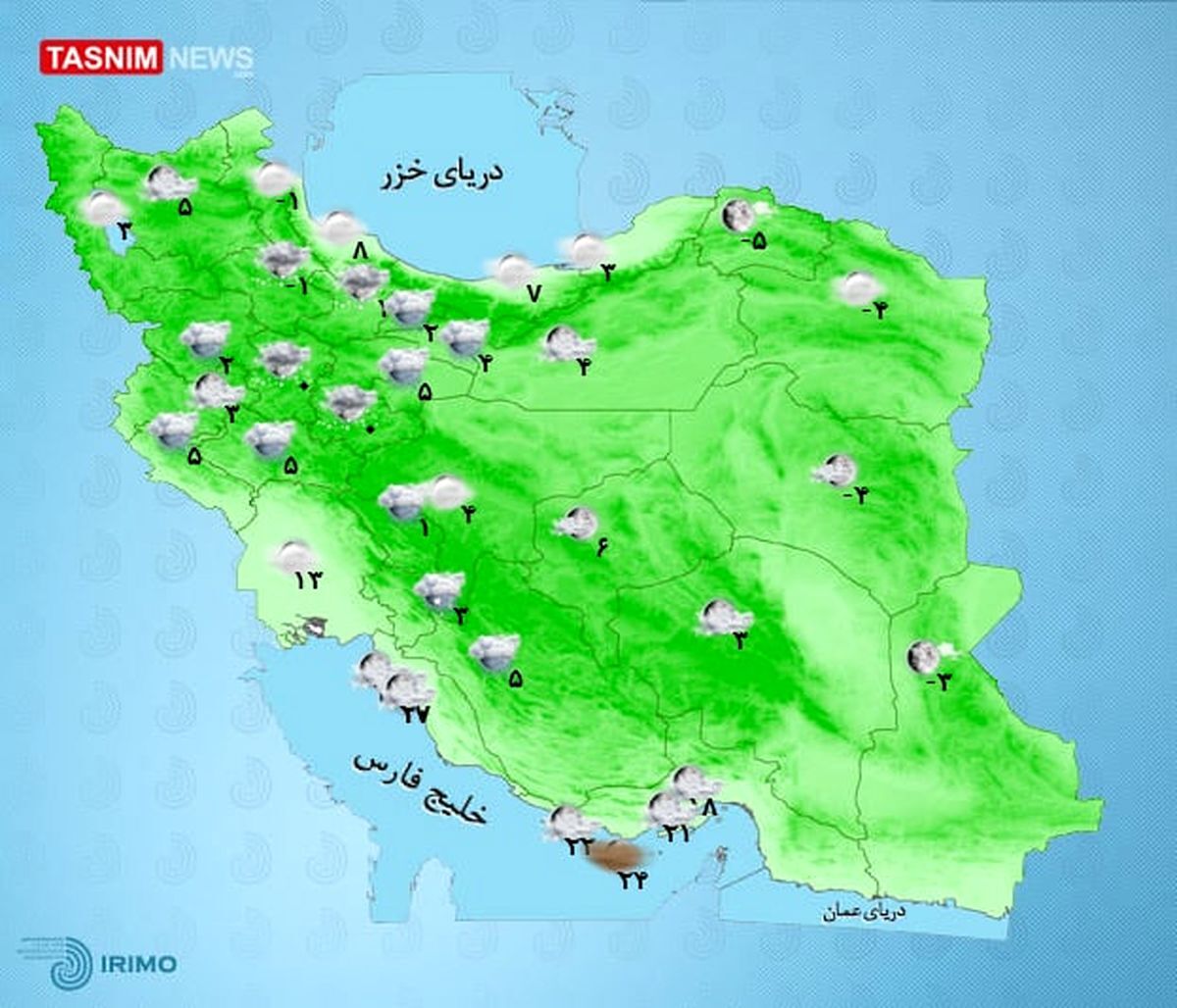 آسمان این شهرهای کشور بارانی است