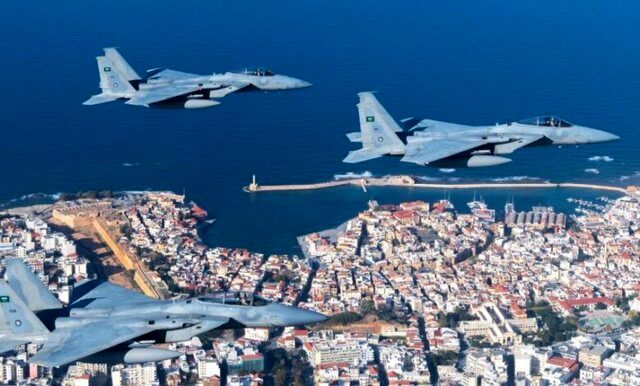 آغاز مانور هوایی مشترک عربستان و یونان