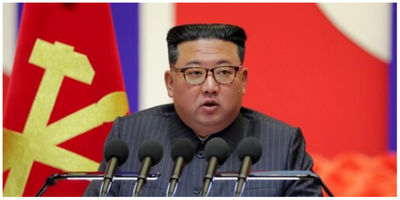 انتشار یک تصویر عجیب از رهبر کره شمالی بعد از صدور فرمان جنگ + عکس