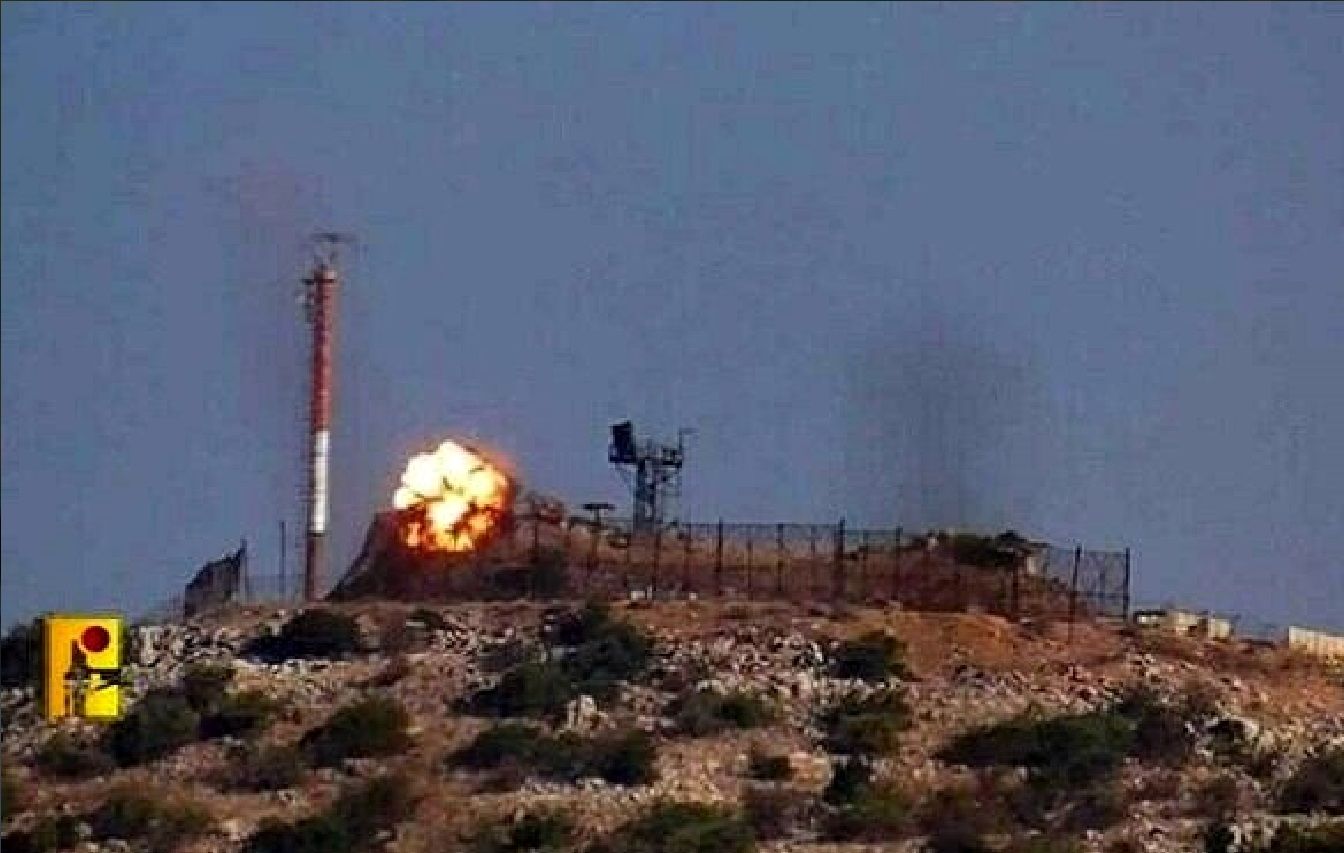 حمله توپخانه‌ای حزب‌الله لبنان علیه نظامیان ارتش اسرائیل