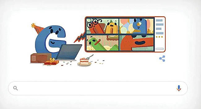 گوگل تولد 22 سالگی خود  را جشن گرفت