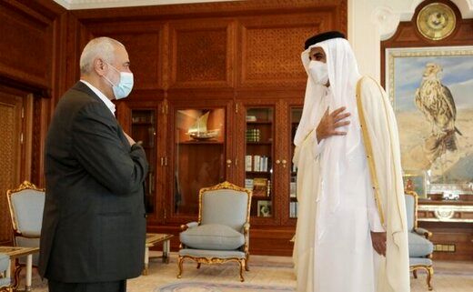 جزئیات دیدار هنیه با امیر قطر