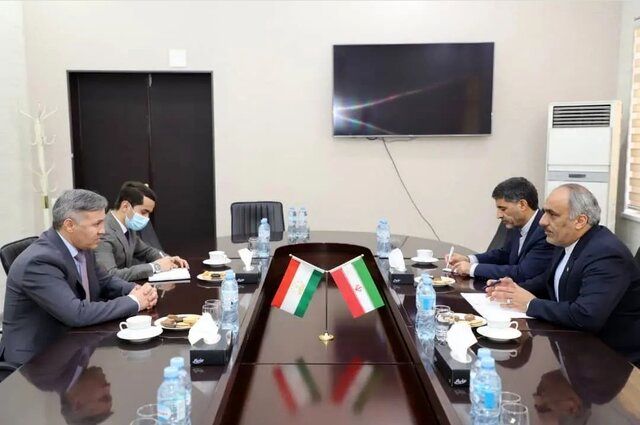 دیدار سفیر ایران با رئیس اتاق بازرگانی تاجیکستان