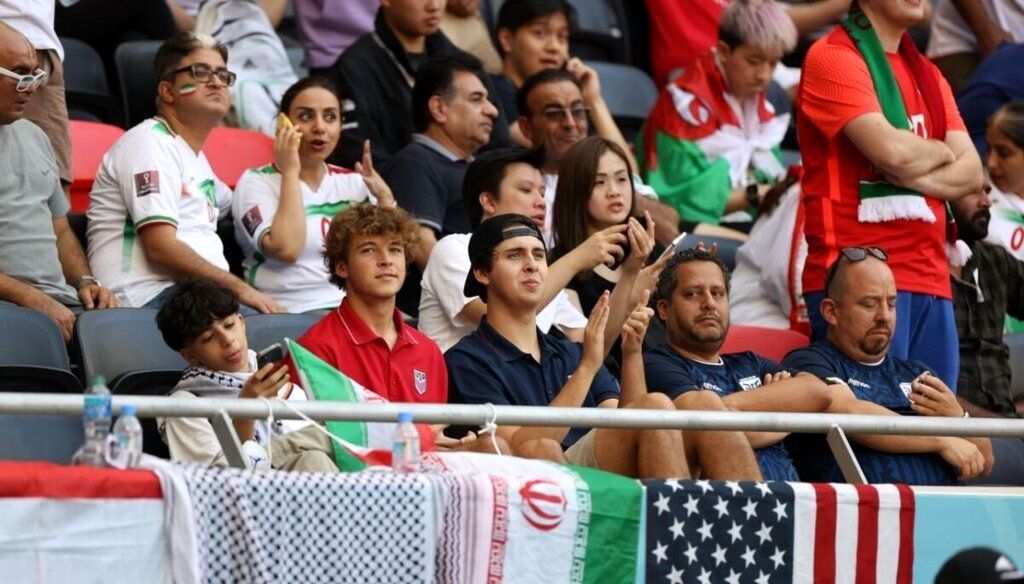 کُری خوانی تیم ملی فوتبال آمریکا برای ایران