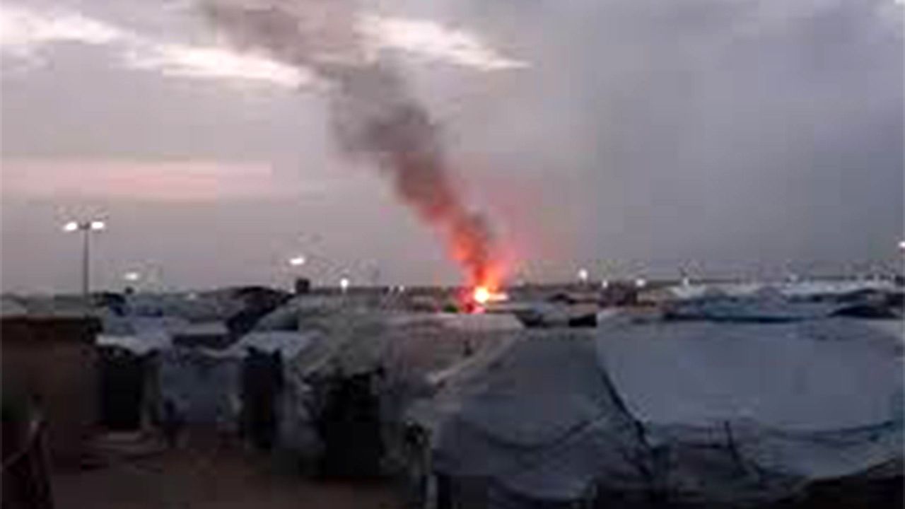  27 کشته و زخمی در پی آتش سوزی در اردوگاهی در سوریه