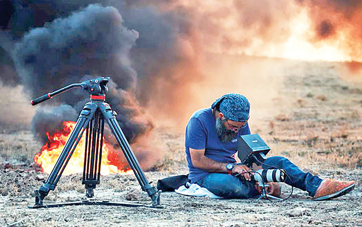 تخریب دکورهای فیلم ضد داعش از سوی گروهی ناشناس
