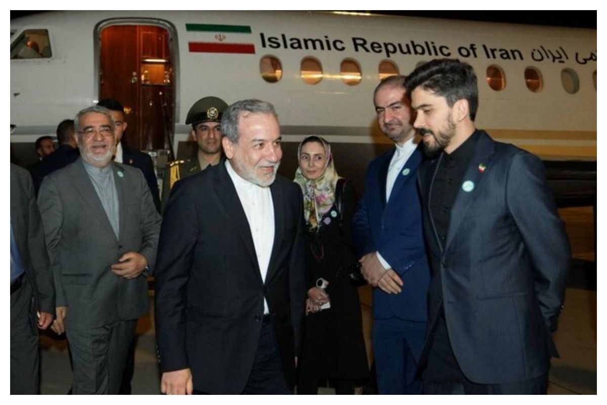 عراقچی به چین رسید + فیلم