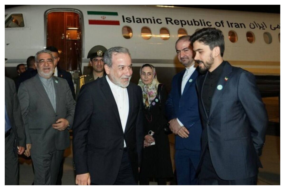 عراقچی به چین رسید+ فیلم