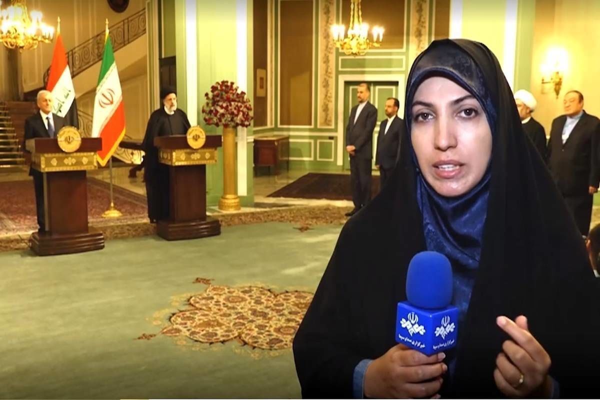 عکسی از آمنه ذبیح‌پور در کنار وزرای دولت رئیسی