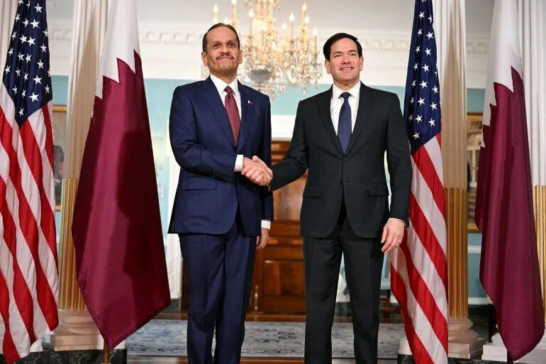 تماس تلفنی روبیو با وزیر خارجه قطر درباره تحولات منطقه + جزئیات