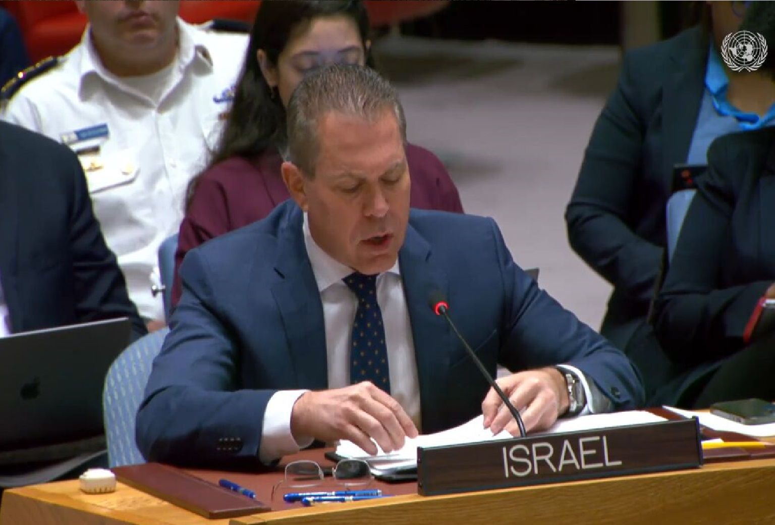 سفیر اسرائیل از کوره در رفت / عصبانیت شدید از نشست‌های شورای امنیت درباره غزه