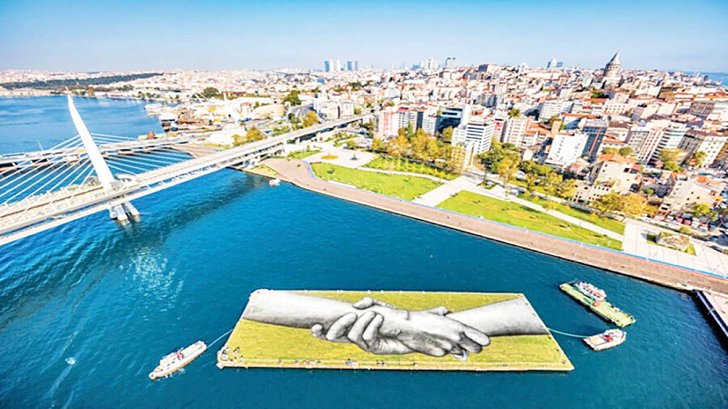 پروژه عظیم هنری  در استانبول رونمایی شد