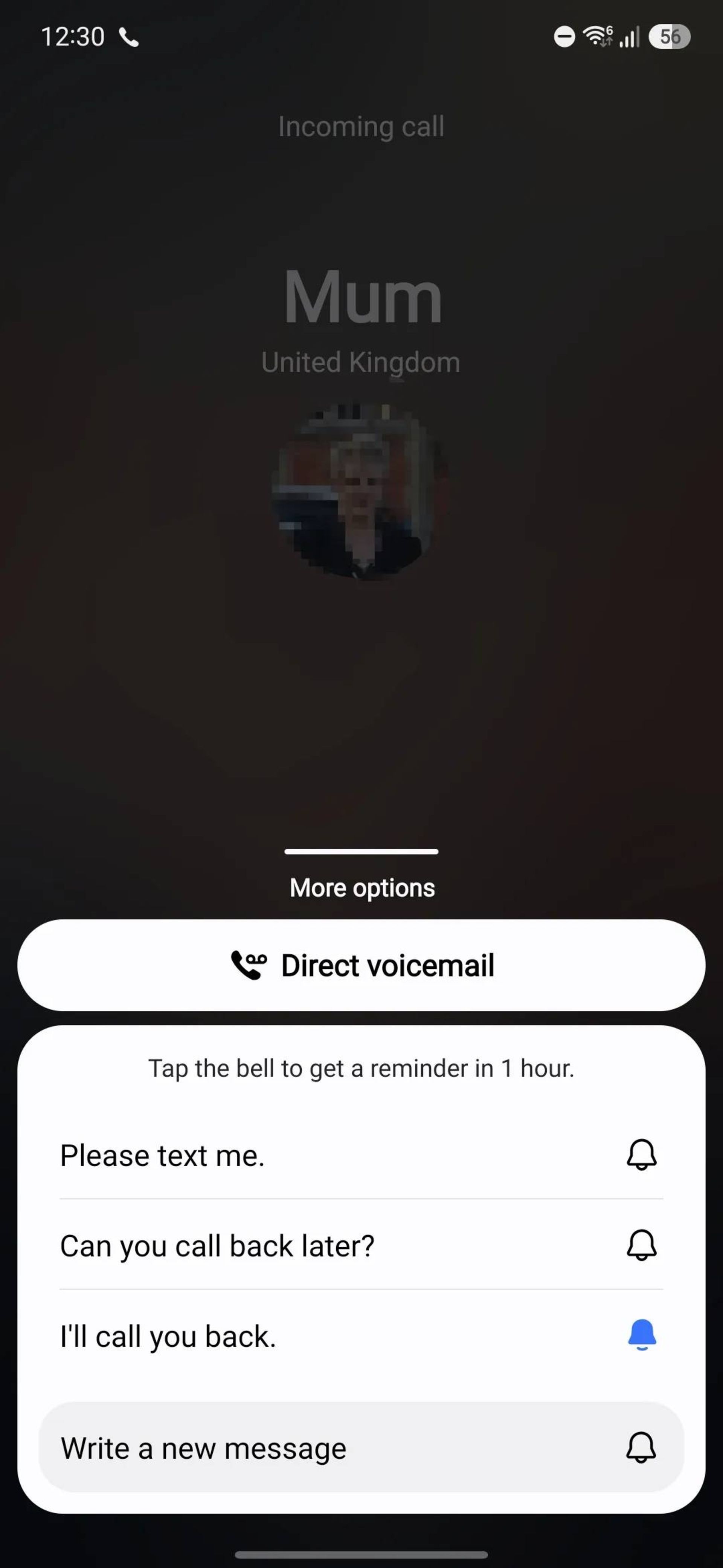 ویژگی Direct Voicmail سامسونگ