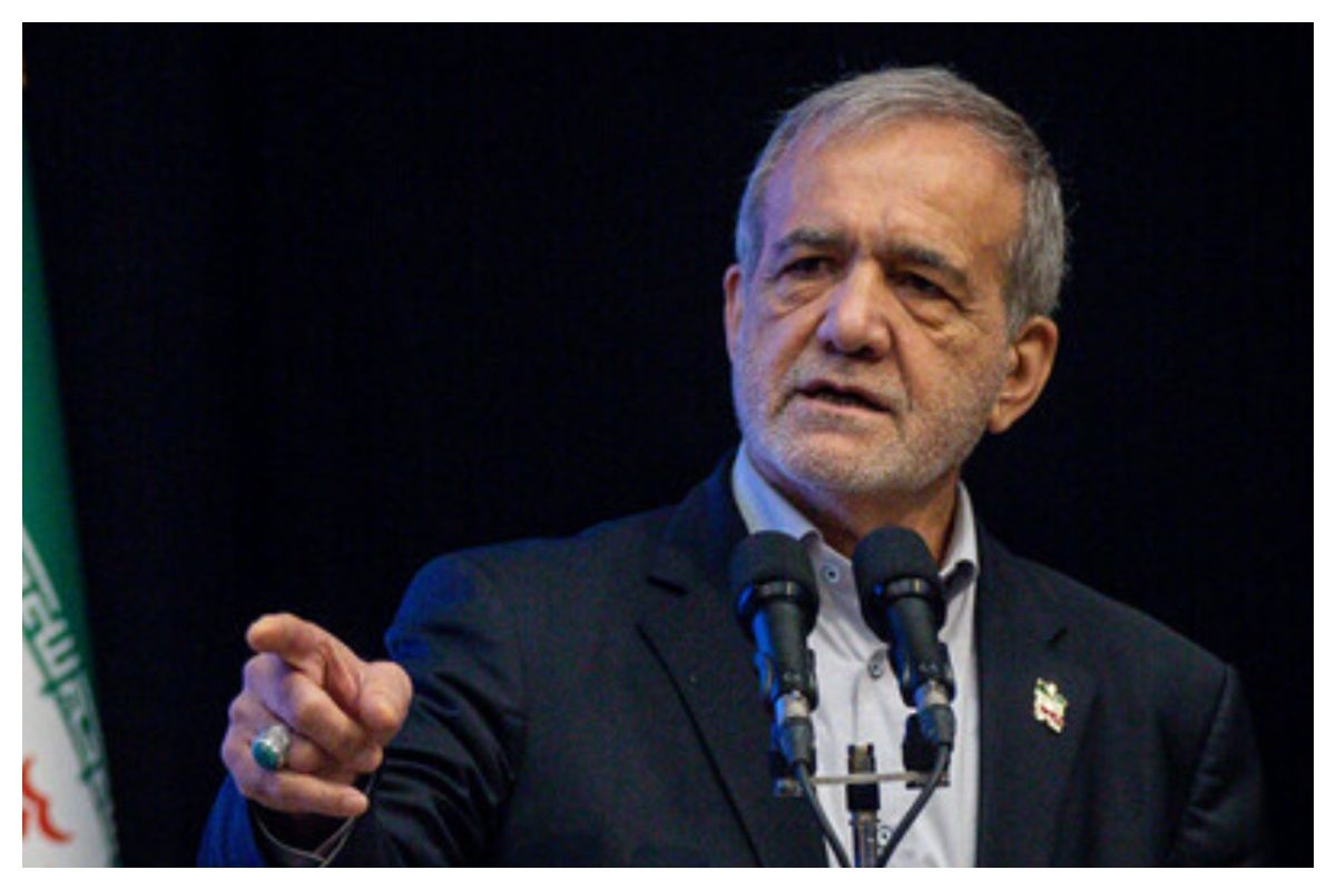 حضور پزشکیان در دانشگاه علوم پزشکی شهید بهشتی+ عکس