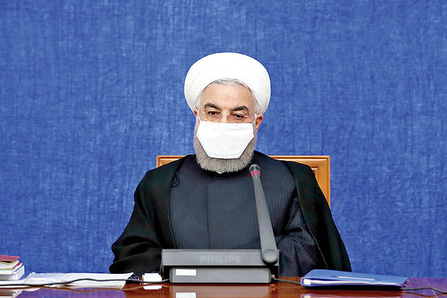 ماسک حاشیه‌ساز رئیس‌جمهور