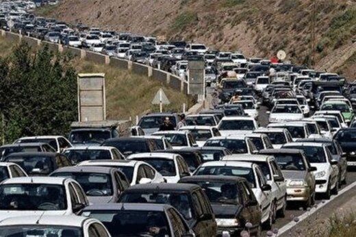 وضعیت ترافیکی در محور هراز و چالوس