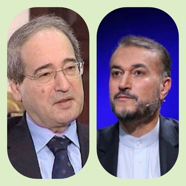 دعوت امیرعبداللهیان از فیصل مقداد برای سفر به تهران