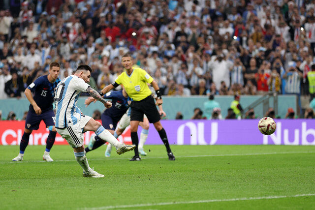 مسی برترین گلزن آرژانتین در تاریخ جام جهانی