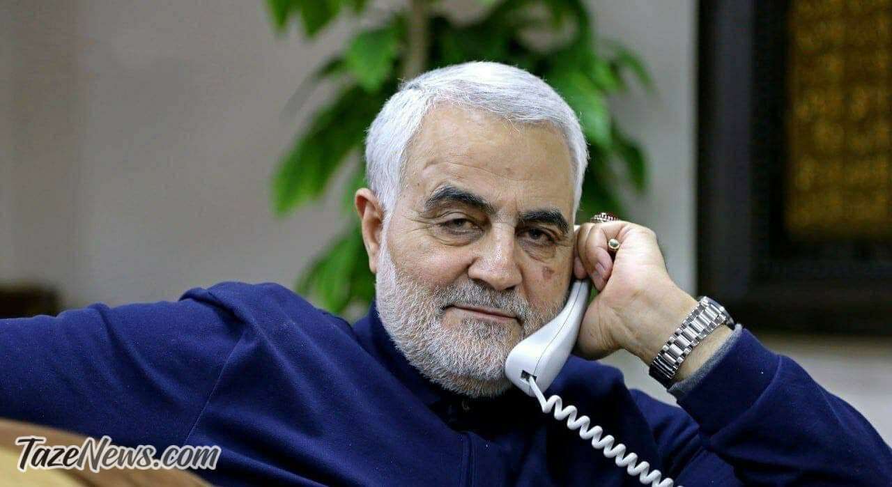 آخرین تصویر از سردار سلیمانی ساعتی پیش از شهادت+عکس