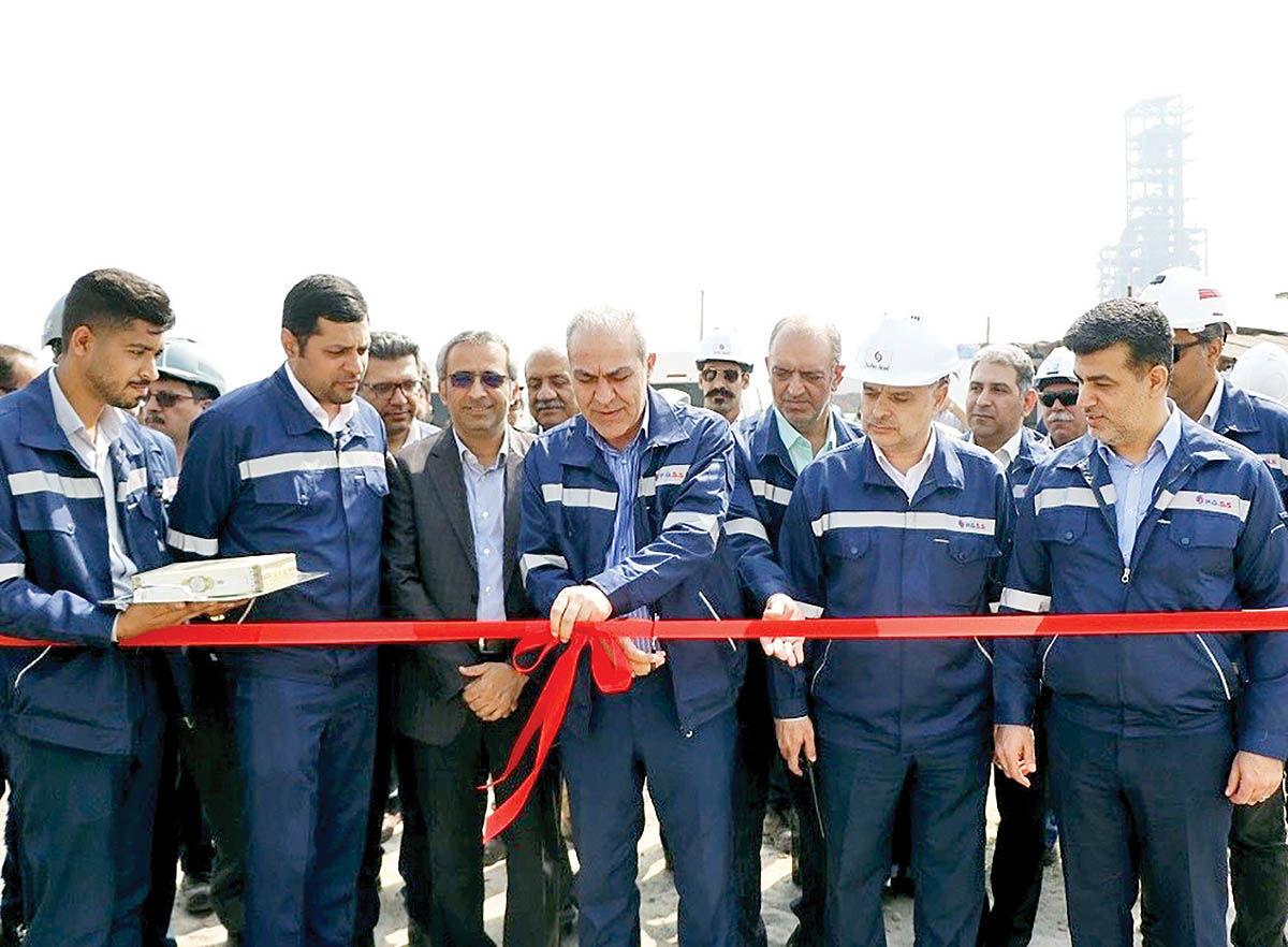 پروژه «استکر ریکلایمر» کارخانه صبا فولاد خلیج فارس افتتاح شد