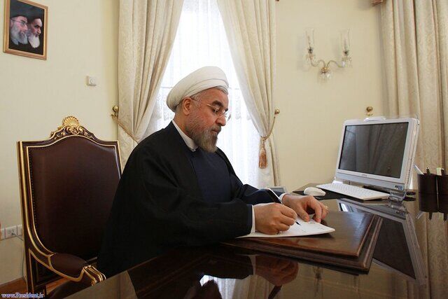 نامه قدردانی رئیس‌ جمهور از رهبر معظم انقلاب
