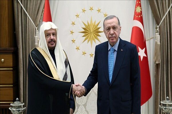 دیدار اردوغان با یک مقام سعودی