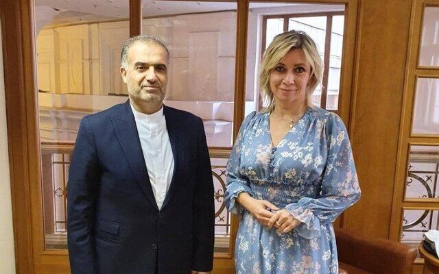 سفیر ایران با زاخارووا دیدار و گفتگو کرد