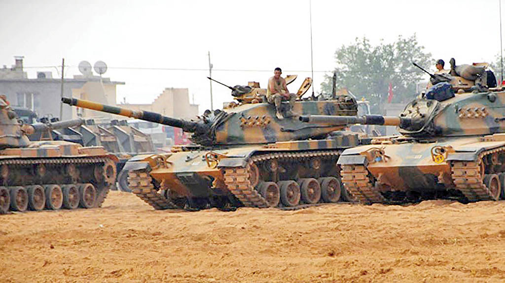 تسلط ارتش ترکیه بر شهر راس العین