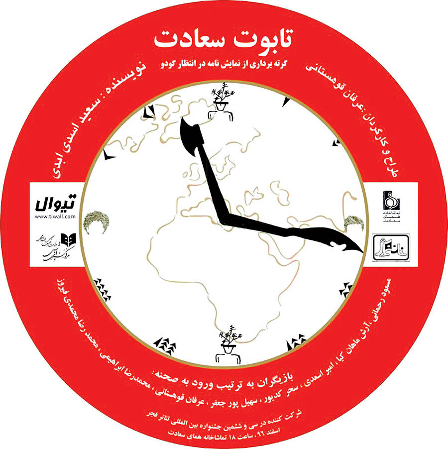برداشتی آزاد از نمایش نامه بکت در تماشاخانه همای سعادت 