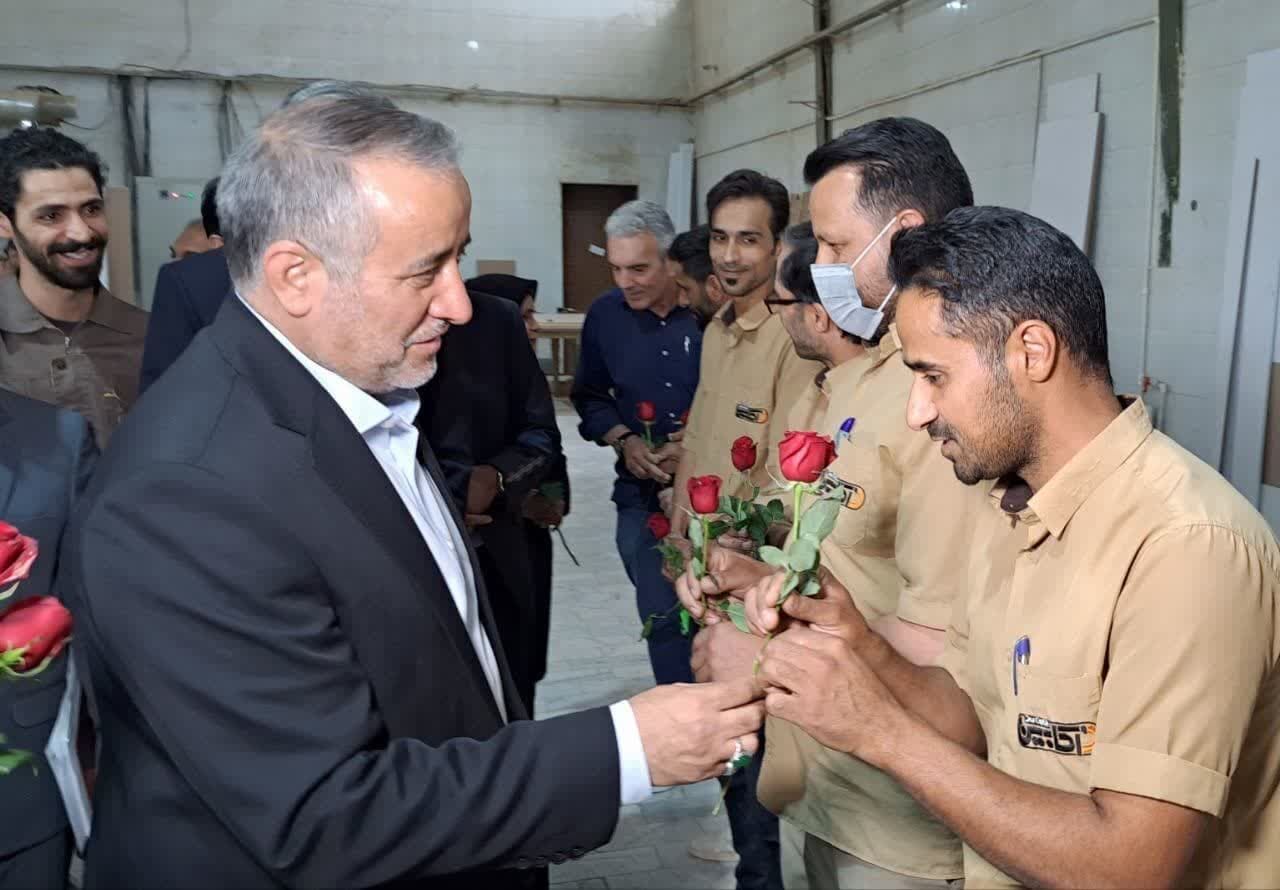 "گام بلند توسعه در شهرک صنعتی بیرجند با حضور استاندار"