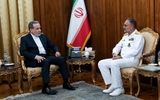دیدار عراقچی با فرماندهان ارشد نیروی دریایی ارتش