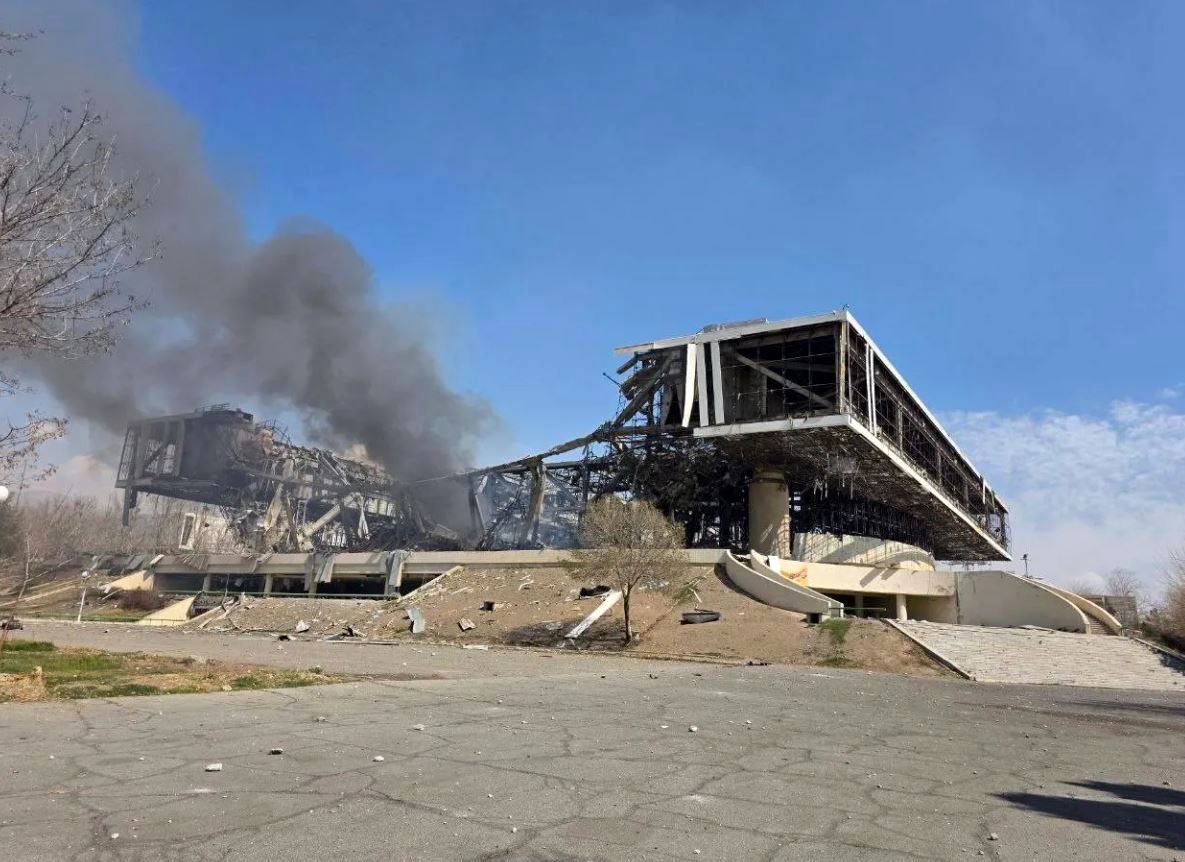 خسارت شدید به ورزشگاه 12 هزار نفری آزادی+فیلم