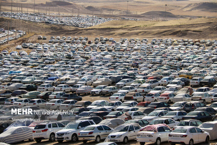 پارک 14 هزار خودرو در پارکینگ بزرگ اربعین مهران / ظرفیت پارکینگ چقدر است؟