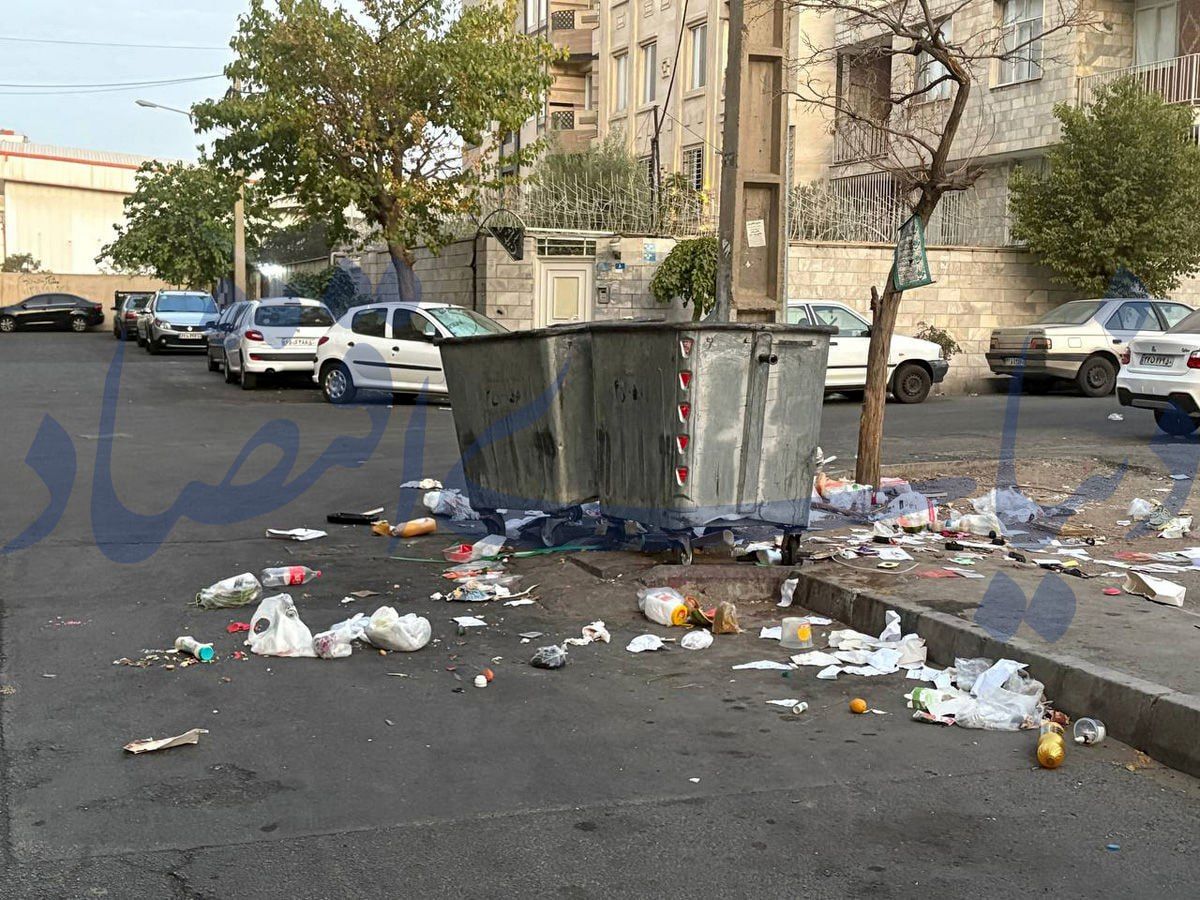آلودگی کوچه‌های پایتخت
