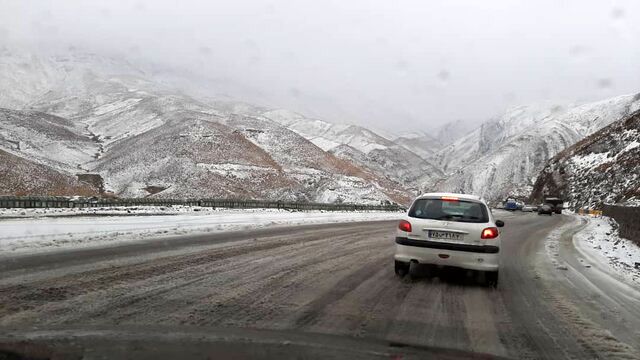 پیش بینی بارش برف و باران در جاده های ٢٥ استان