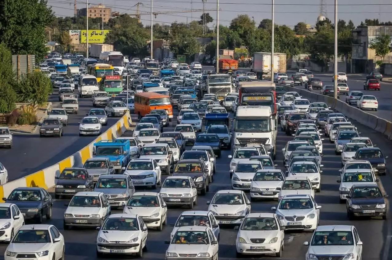 ترافیک در آزادراه تهران - کرج - قزوین
